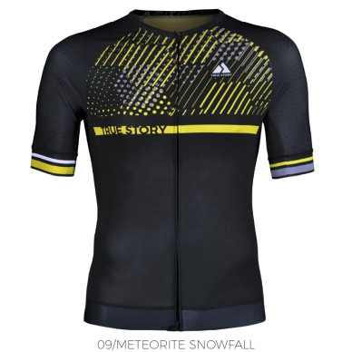 True Story marškinėliai Elite Cycling M-S black/yellow