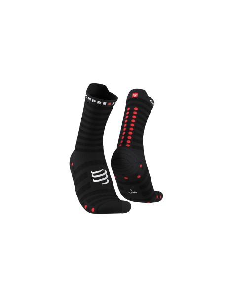 Compressport kojinės Pro Racing Socks V4.0 Ultralight Run High 35-38 black/red