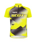 SCOTT marškinėliai Jr RC Pro SS S(128cm) black/sulphur yellow