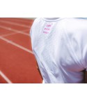 Compressport marškinėliai Training SS Ladies Edition W-XS white/pink