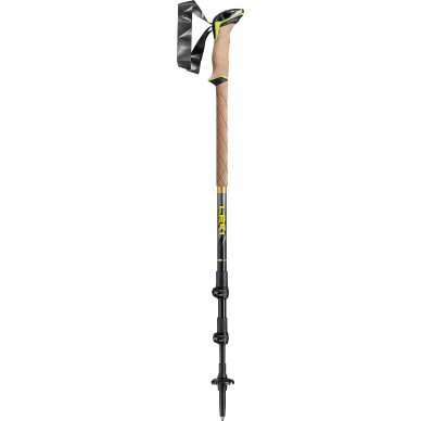 Leki lazdos Sherpa 110-145cm dark anthracite/copper/neonyellow