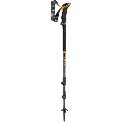 Leki lazdos Sherpa Lite 100-135cm neonorange/black/denimblue