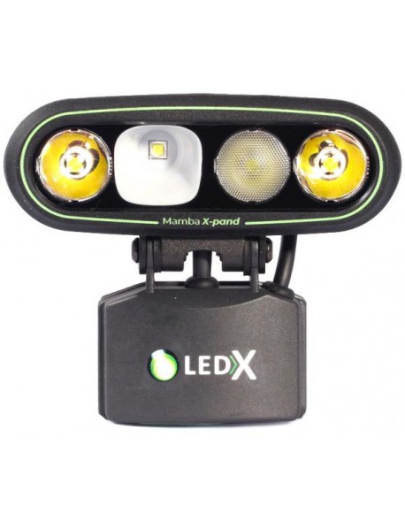 LEDX lempa Mamba 4 000 X-pand Standart fit medium battery