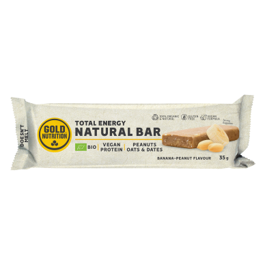 Gold Nutrition batonėlis Bio Natural Bar banana/peanut