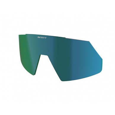 SCOTT akinių stiklas PRO Shield green chrome