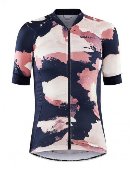 Craft marškinėliai ADV Endur Graphic Jersey W-M blaze/coral