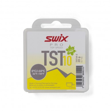 Swix parafinas TS10 Turbo 0/+10 yellow 20g