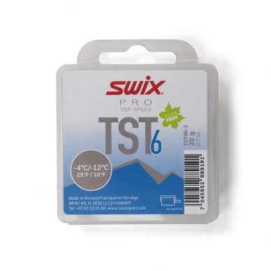 Swix parafinas TS6 Turbo -4/-12 blue 20g