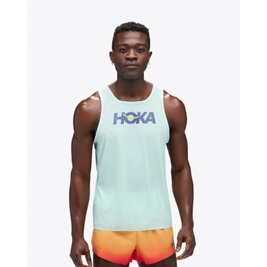 HOKA AEROLITE RUN vyriški bėgimo marškinėliai