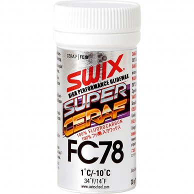 SWIX FC78 SUPER CERA F milteliai slidėms, 30g